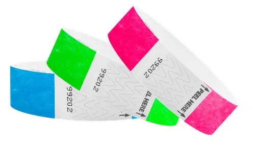 1” Tyvek® Wristbands - Litter Free Custom