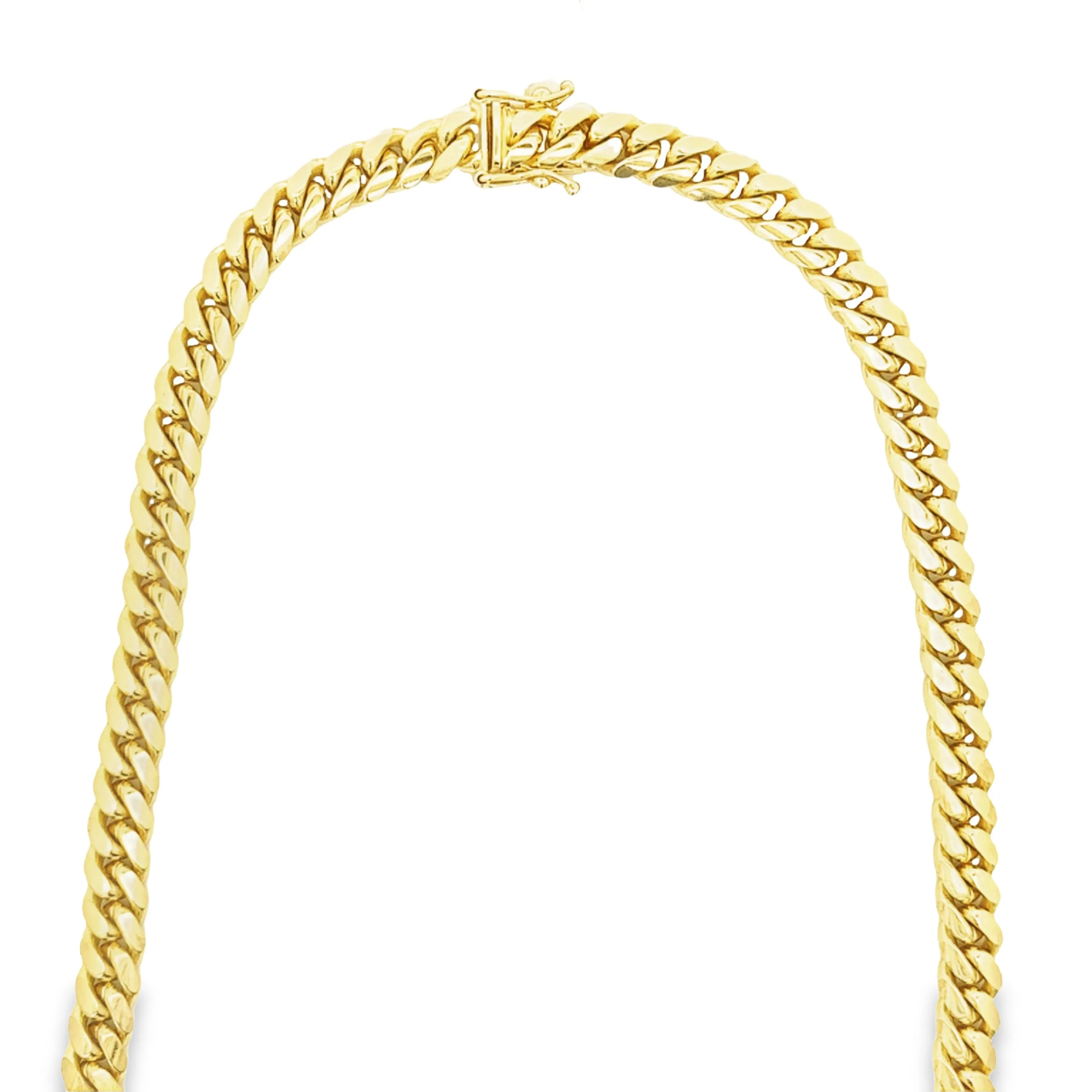 10k Yellow Gold Mens Link Chain - 77.7GR