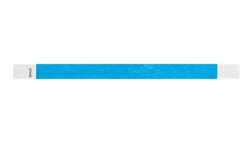 3/4” Tyvek® Solid Color Wristbands