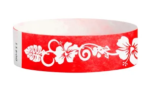 3/4" Tyvek Hawaiian Wristbands