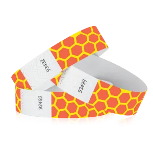 3/4" Tyvek Honeycomb Wristbands