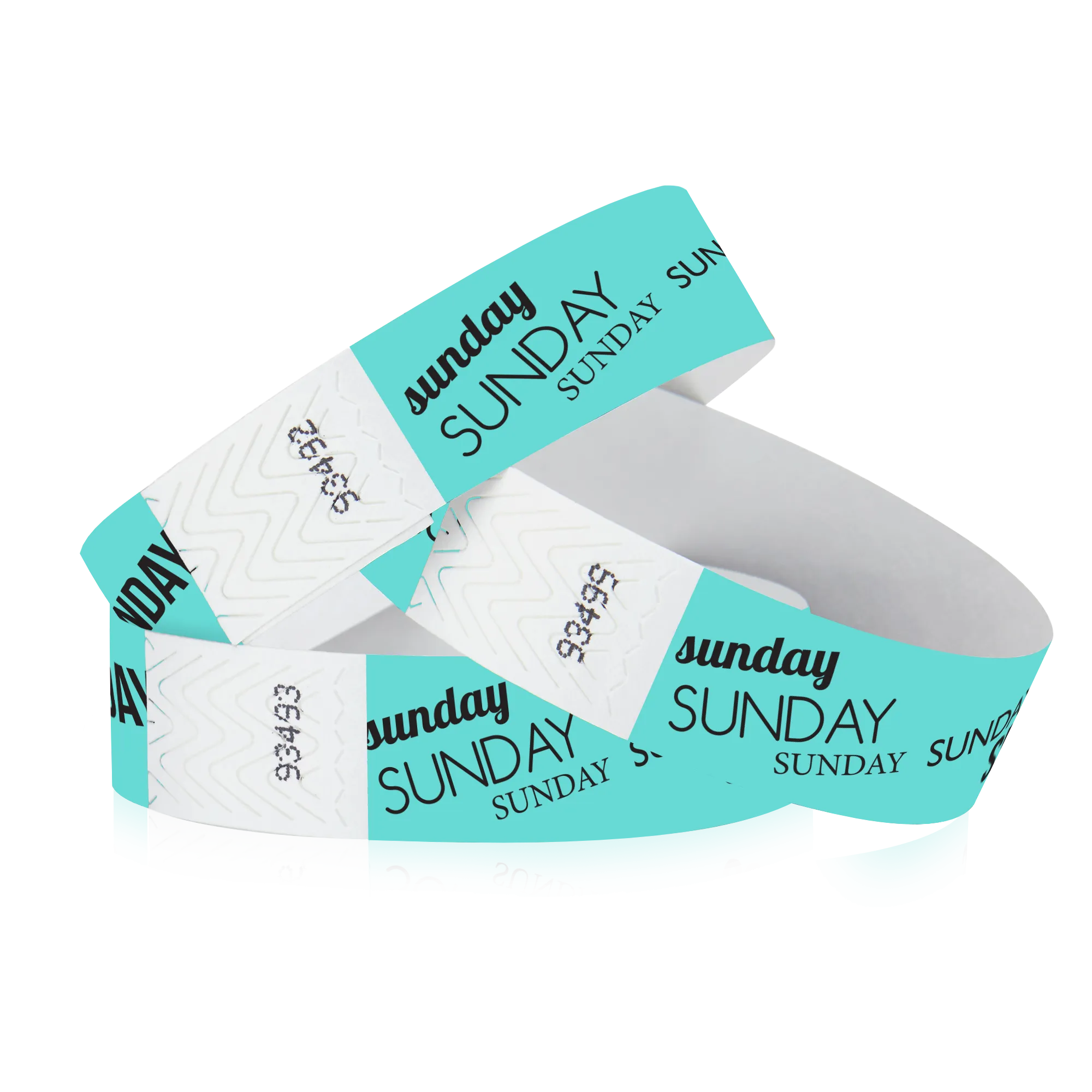 3/4" Tyvek Sunday Wristbands