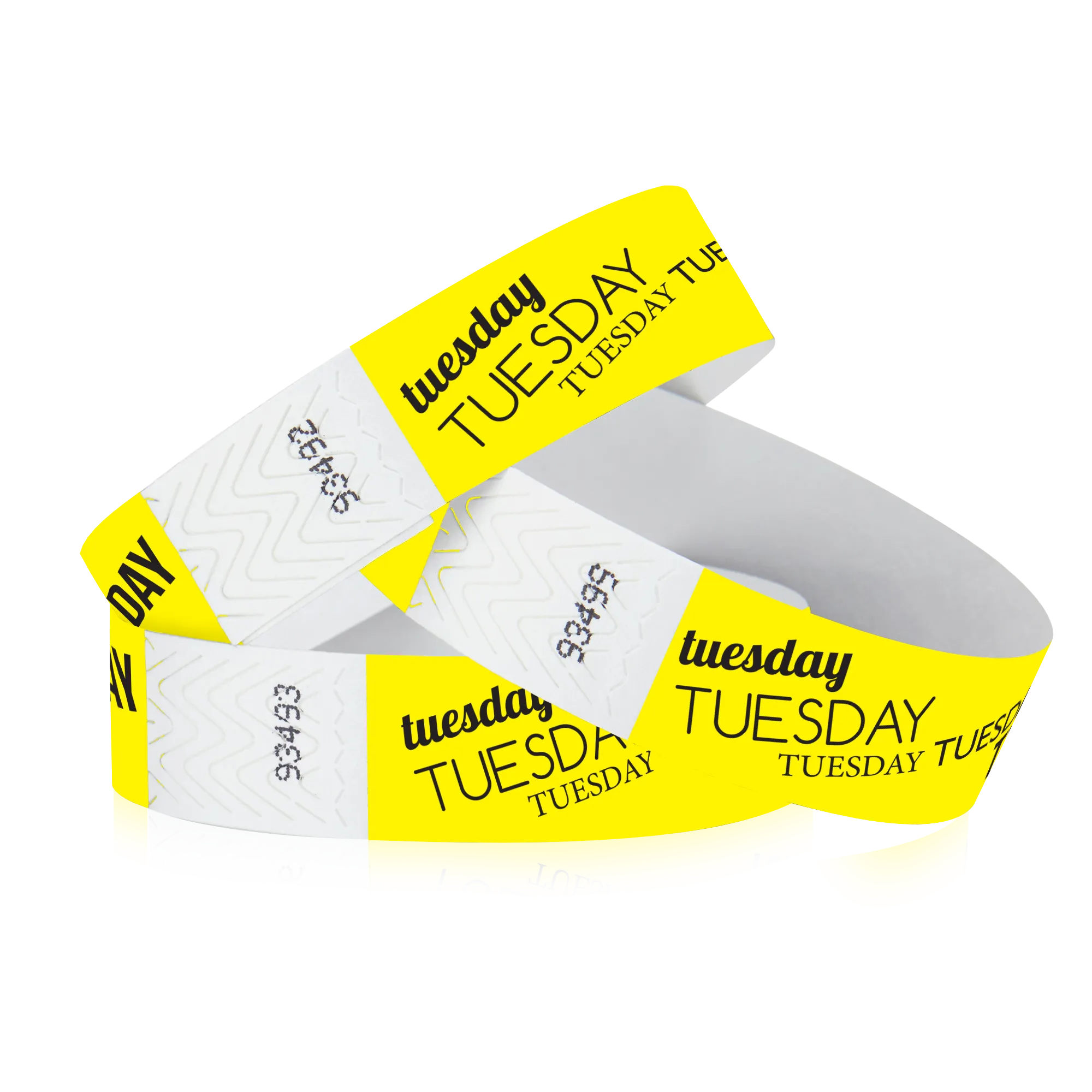 3/4" Tyvek Tuesday Wristbands