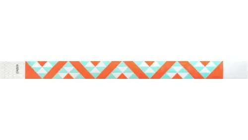 3/4" Tyvek® Wristbands - Aztec