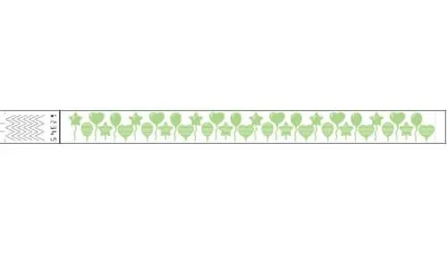 3/4" Tyvek® Wristbands - Balloons