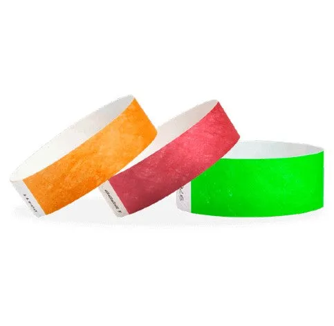 3/4" Tyvek® Wristbands Solid Colors