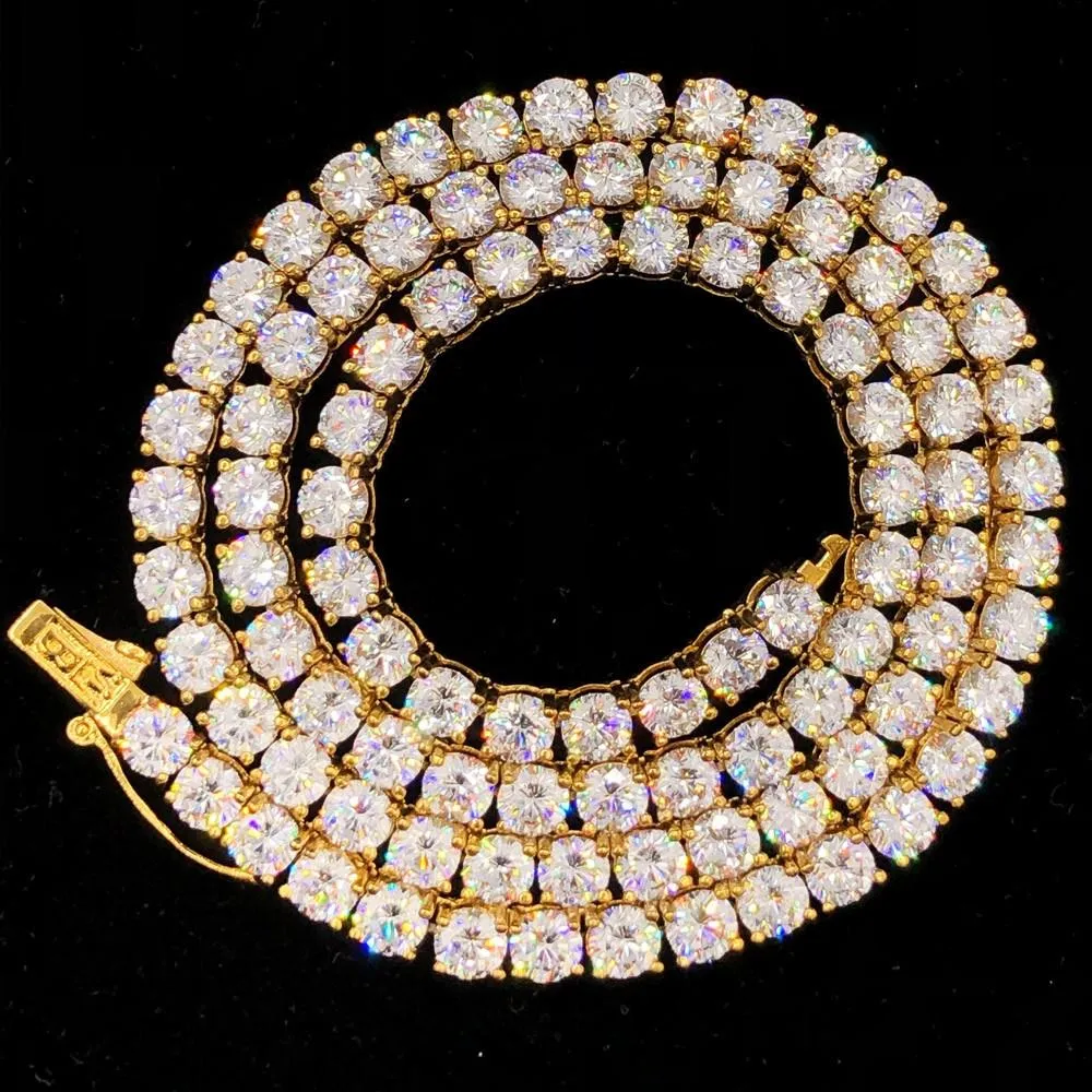 5MM Hip Hop Bling VVS Iced Out Tennis Chain