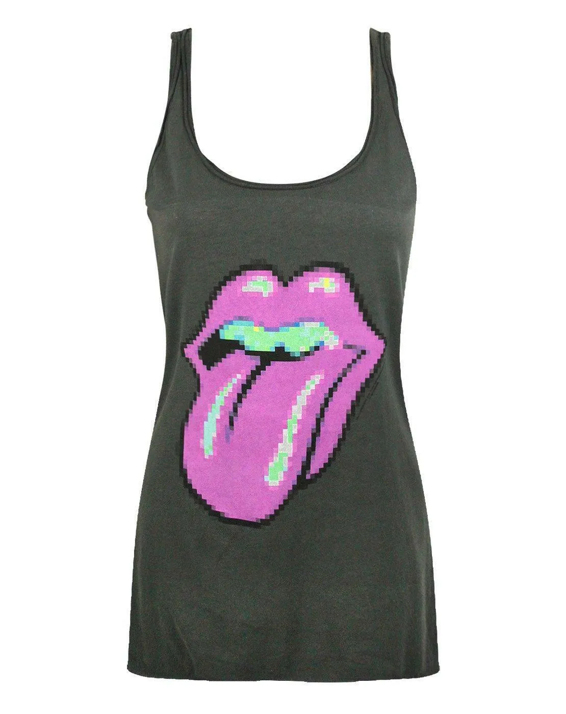 Amplified Clothing The Rolling Stones Womens Grey Vest