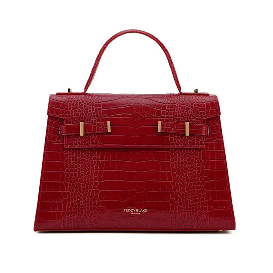 Ava Croco  14" - Dark Red