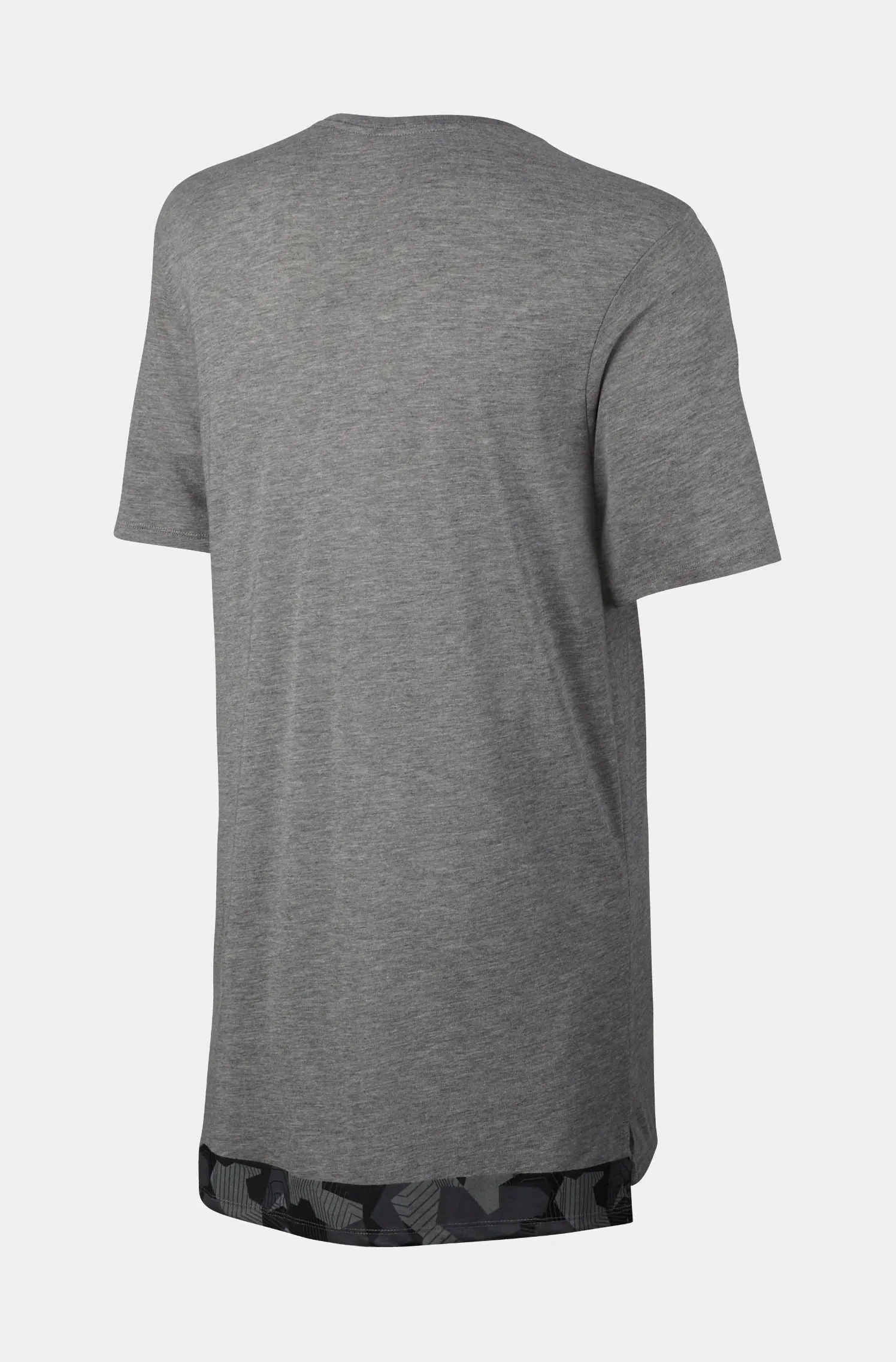 Badlands Pocket Drop Hem Mens T-Shirt (Grey)