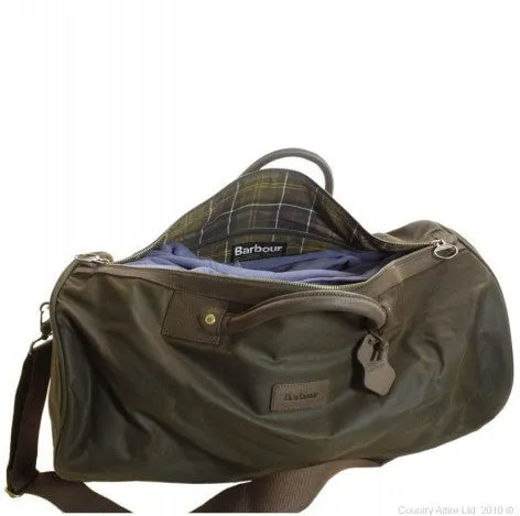 Barbour Wax Holdall in Olive UBA0017OL71