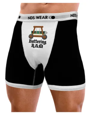 Battering RAM Text Mens Boxer Brief Underwear