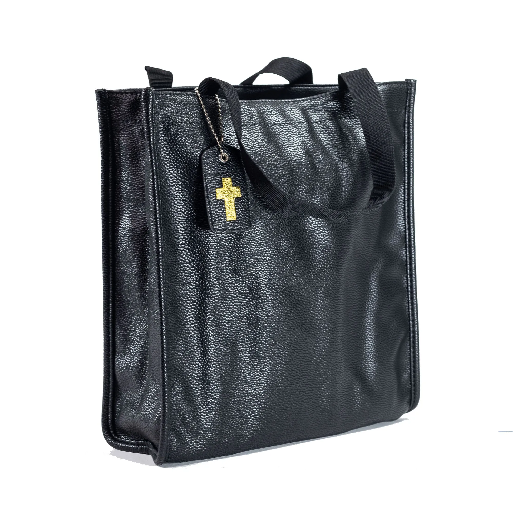 Black Bible Study Tote Bag