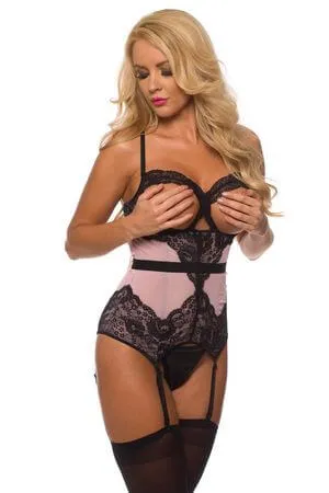 Blushing Beauty Open Cup Bustier