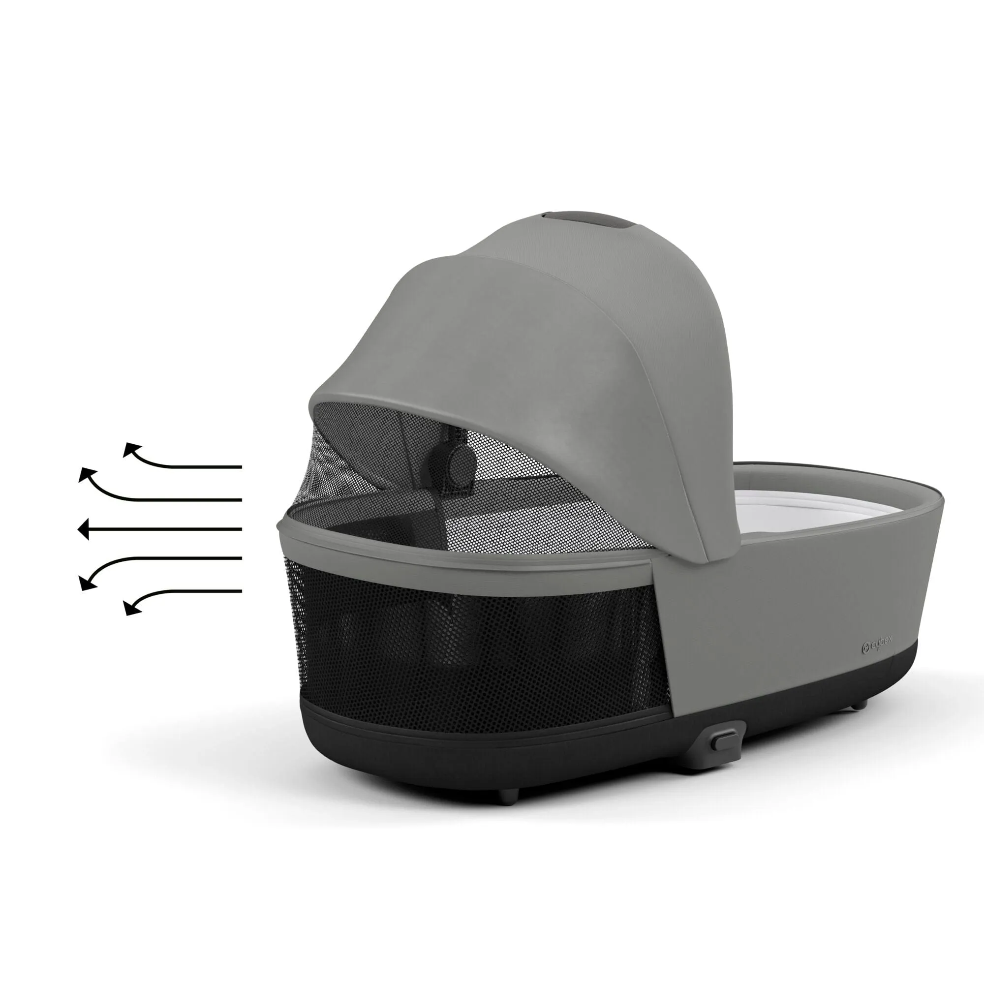 Cybex e-Priam & Lux Cot in Mirage Grey