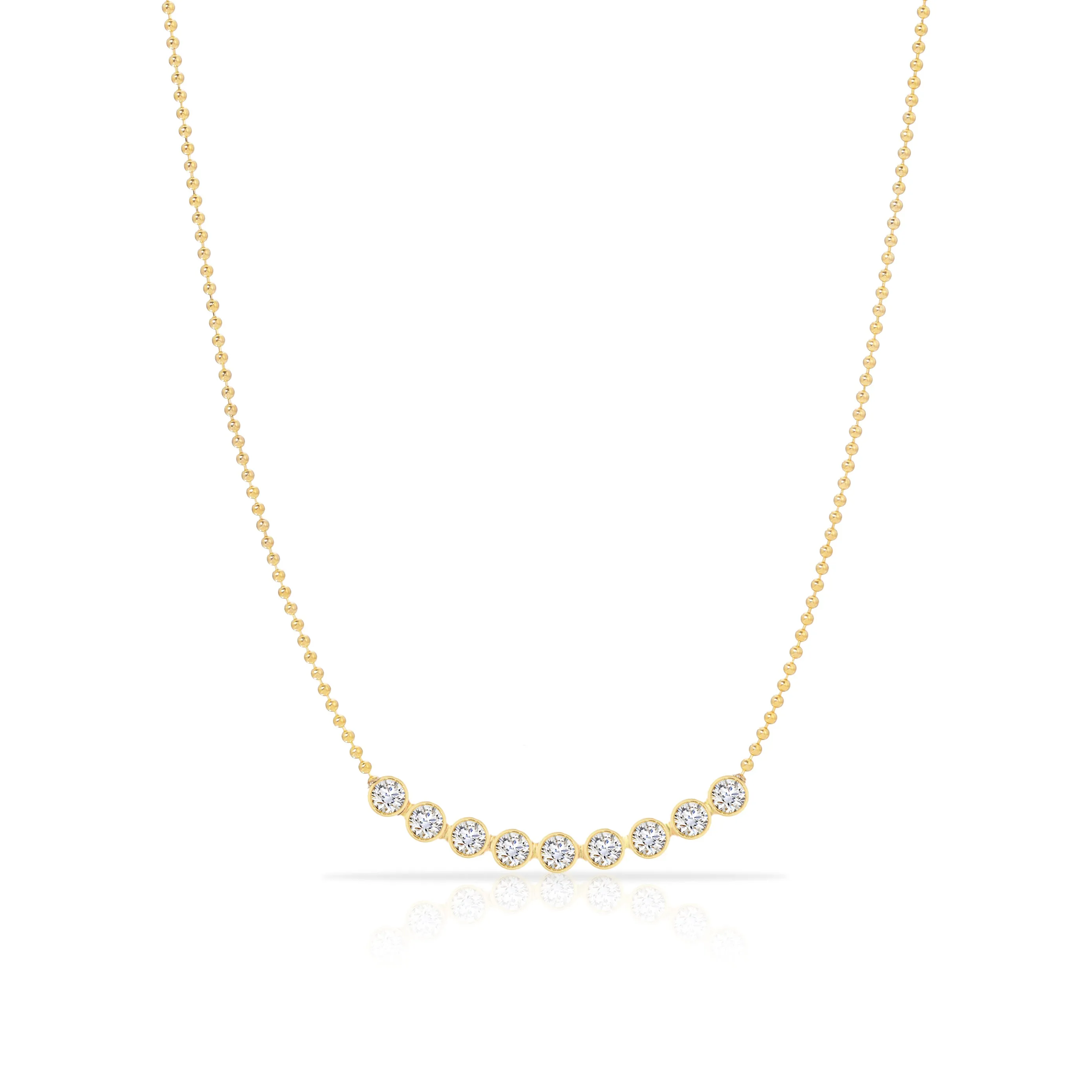 Diamond Arc Layering Necklace