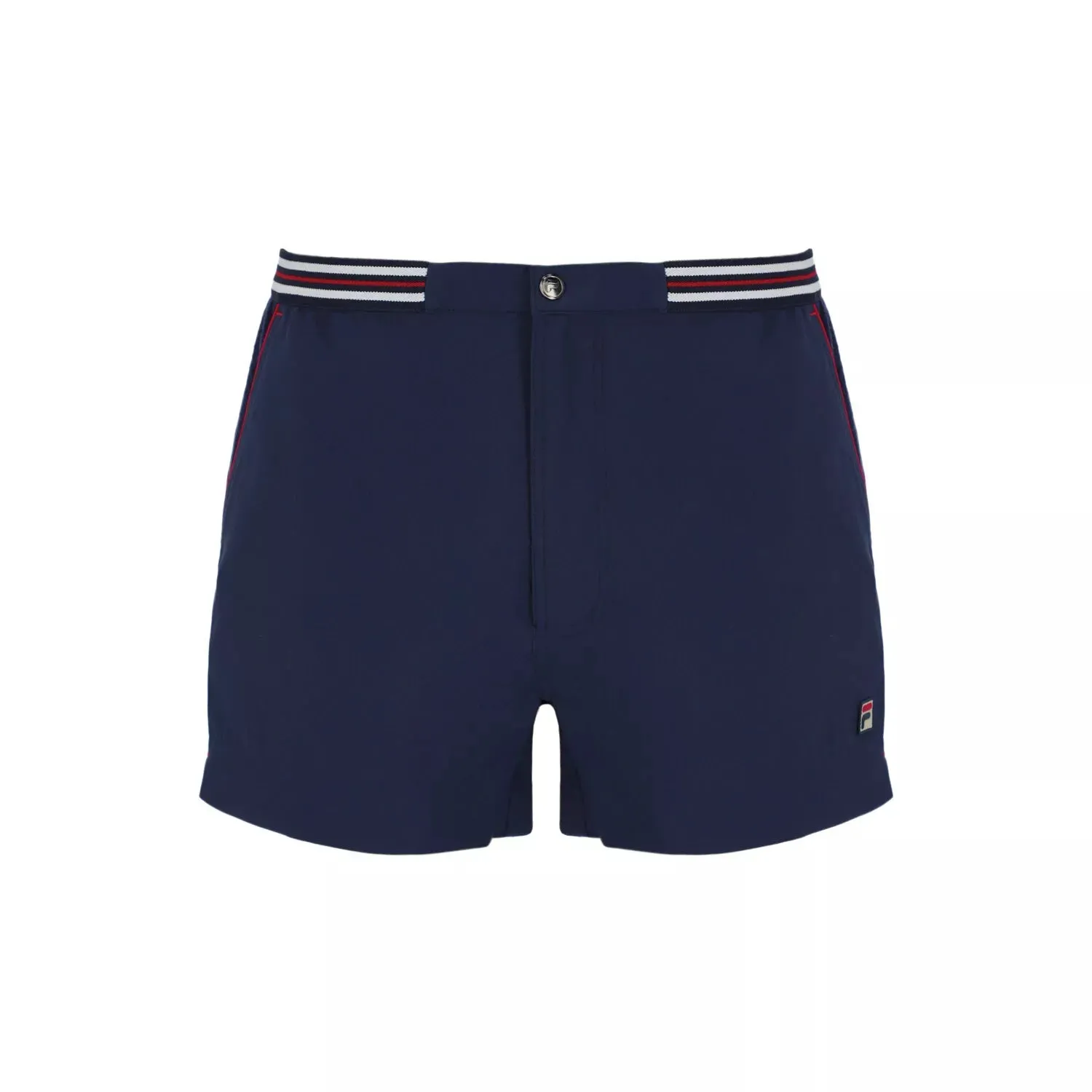 FILA Mens Retro Hightide 4 Terry Pocket Stripe Shorts