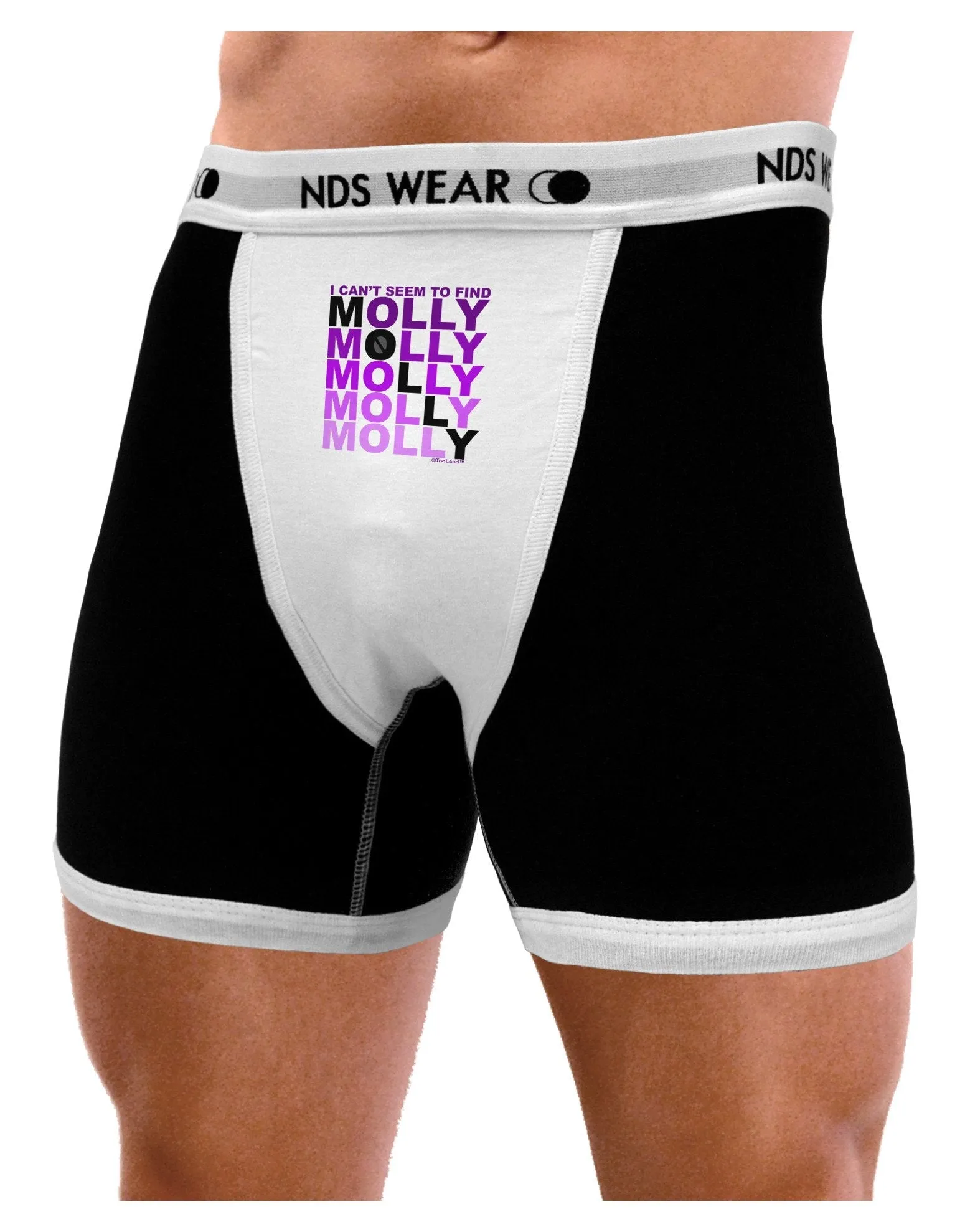 Find Molly Purple Mens Boxer Brief Underwear