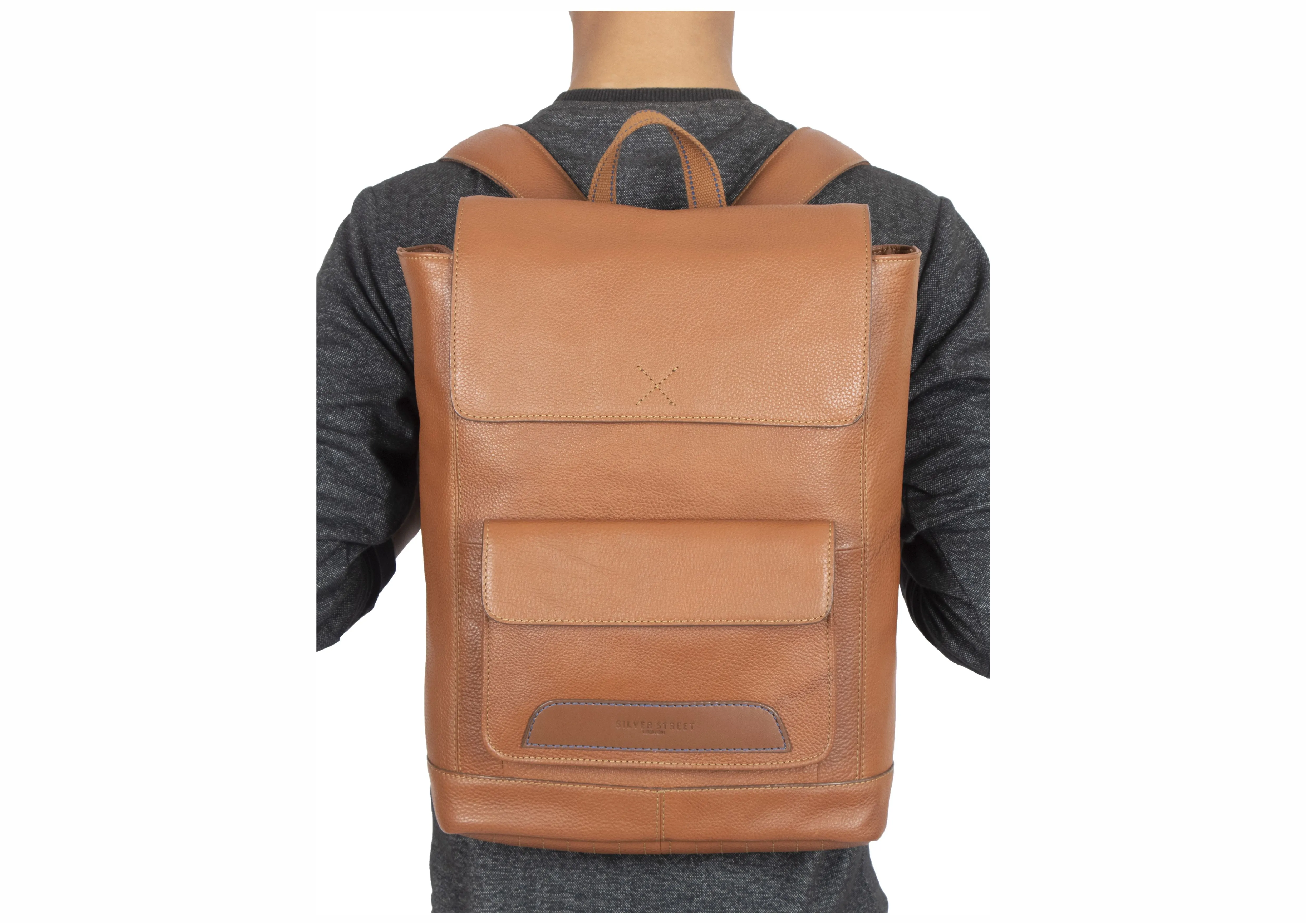 Foster Leather Backpack - Tan