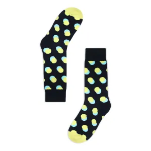 Golden Rabbit Unisex Crew Socks - DD Lime - Large