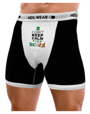 I Can't Keep Calm I'm Irish Mens Boxer Brief Underwear