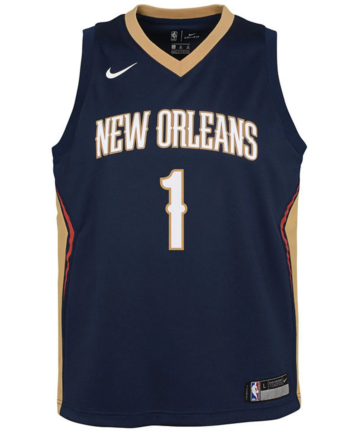 Jersey Big Boys Zion Williamson New Orleans Pelicans Icon Swingman Nike