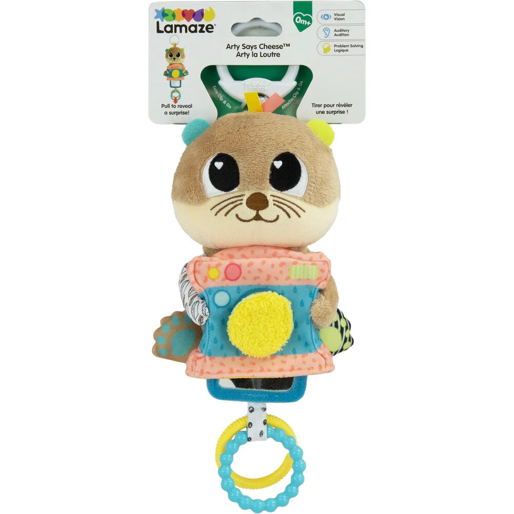 Lamaze Arty Says Cheese Otter Clip & Go