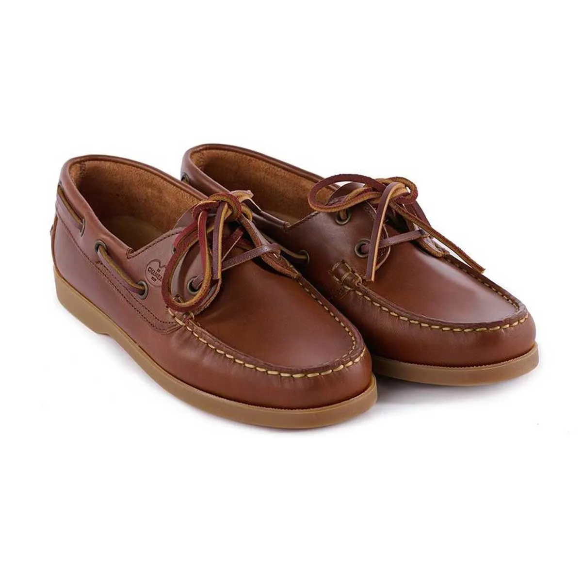 LE CHAMEAU Galion Deckshoes - Women's - Chestnut