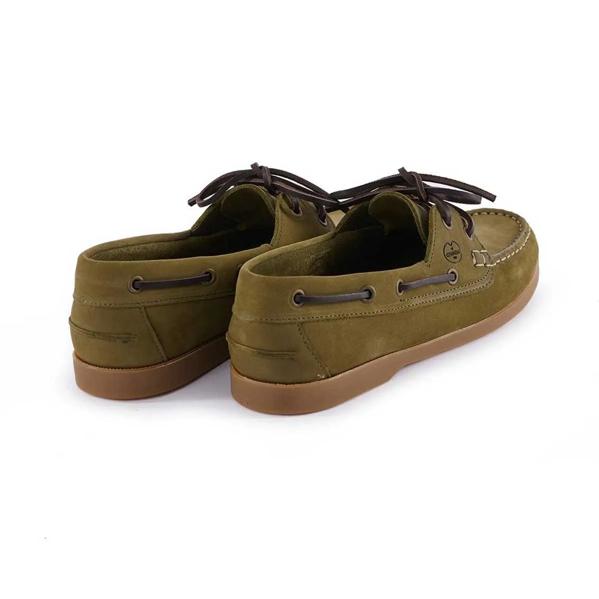 LE CHAMEAU Galion Deckshoes - Women's - Iconic Green Nubuck