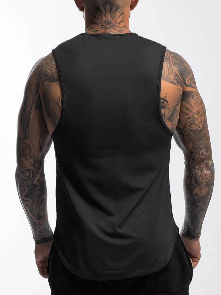 Male Quick Drying Bodybuilding Tank Top with Pocket / Gym Sportswear - SF0313