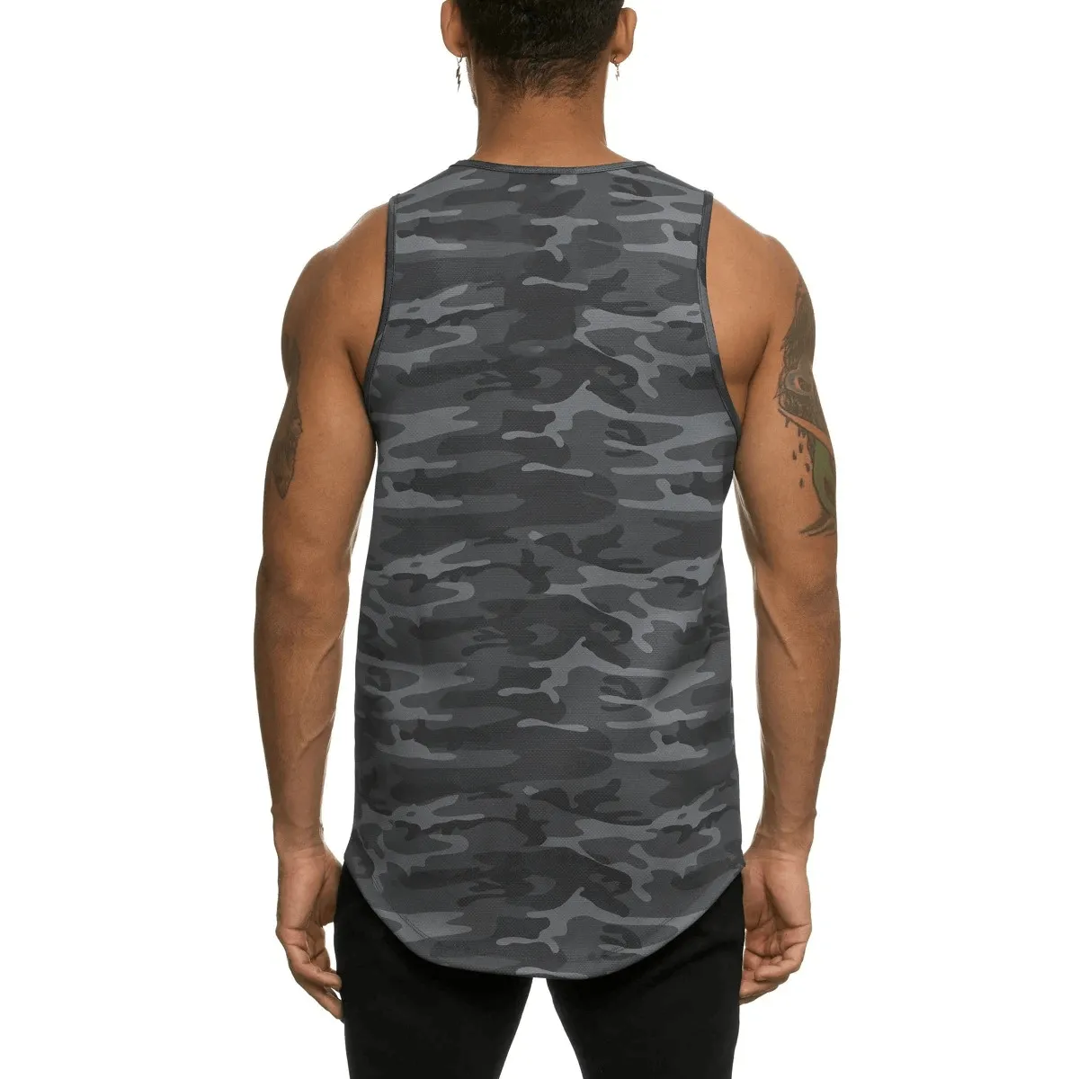 Male Quick Drying Bodybuilding Tank Top with Pocket / Gym Sportswear - SF0313