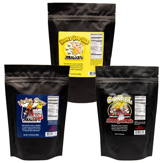 Meat Church BBQ Bulk Bag Combo