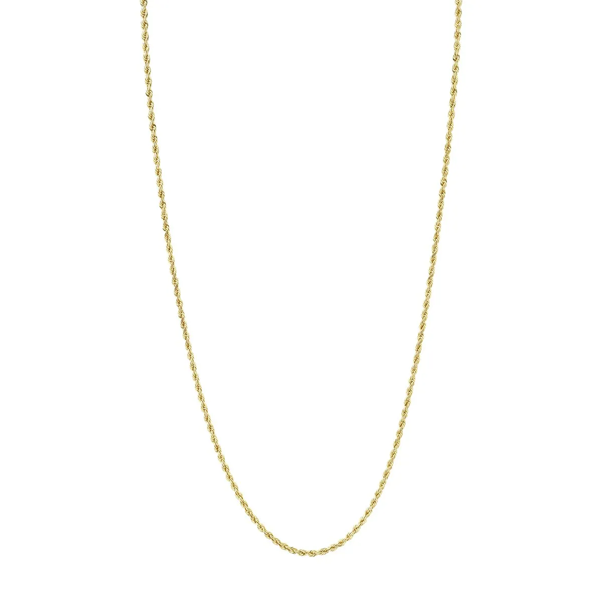 Men's Small Golden Rope Chain