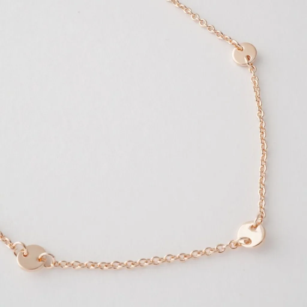 Milky Way Disc Chain Bracelet