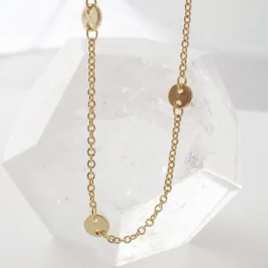 Milky Way Disc Chain Bracelet