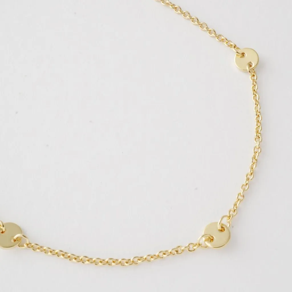 Milky Way Disc Chain Bracelet