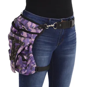 Milwaukee Leather MP8886 Ladies Purple Leather Camouflage Conceal and