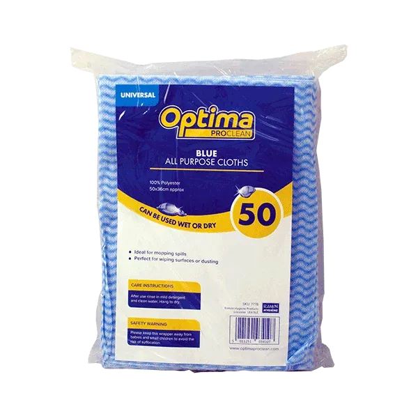 Optima All Purpose Cloths X 50