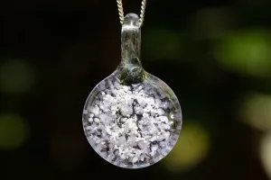 Petite Icy Circle Pendant