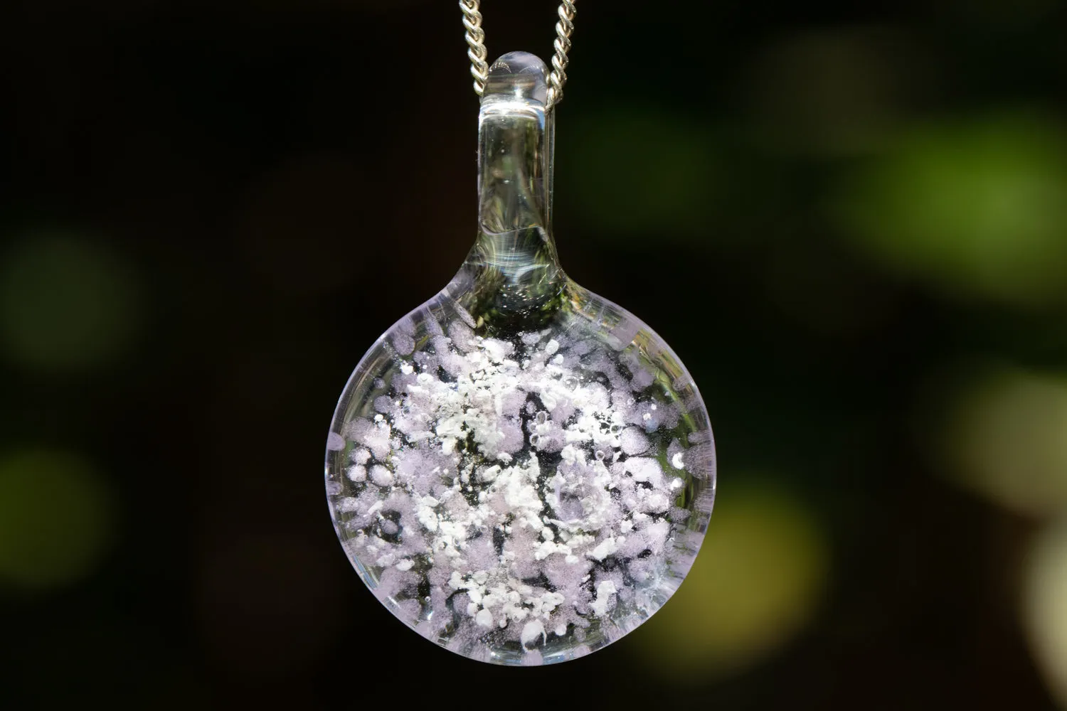 Petite Icy Circle Pendant