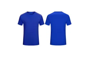 Polyester unisex quick-drying breathable round-neck sports T-shirt for adults and children