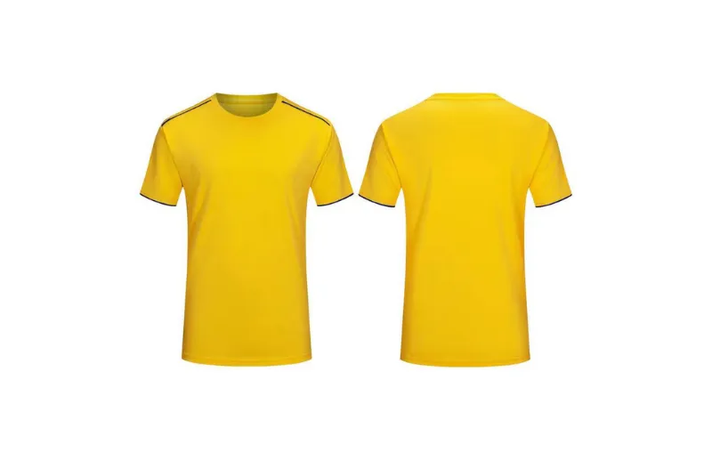 Polyester unisex quick-drying breathable round-neck sports T-shirt for adults and children