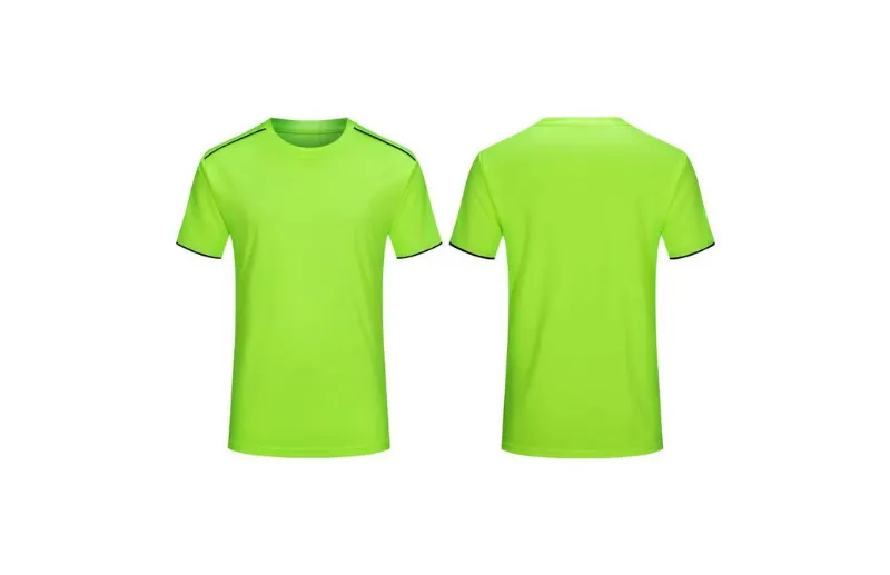 Polyester unisex quick-drying breathable round-neck sports T-shirt for adults and children