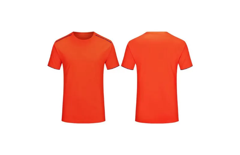 Polyester unisex quick-drying breathable round-neck sports T-shirt for adults and children