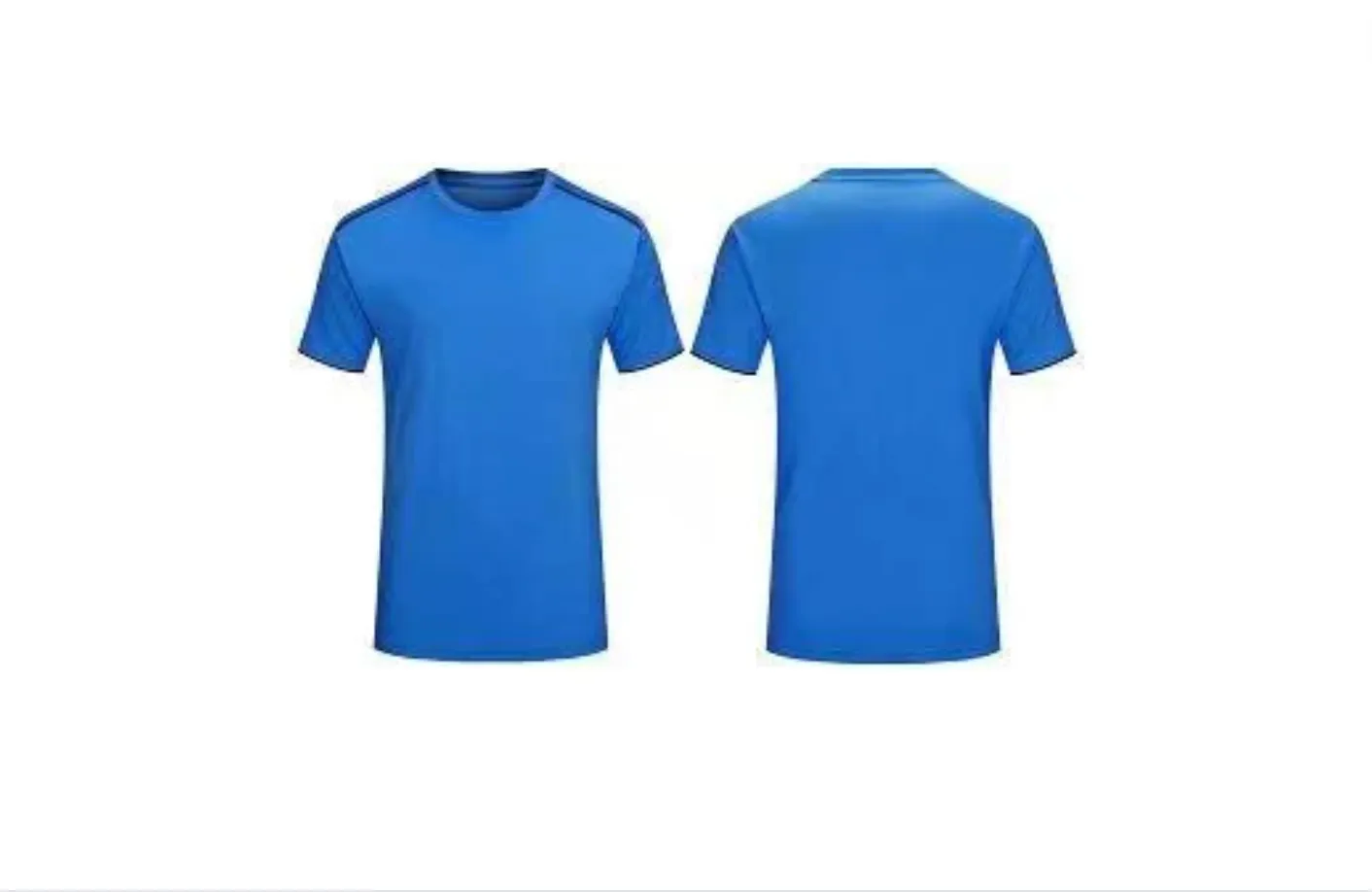 Polyester unisex quick-drying breathable round-neck sports T-shirt for adults and children