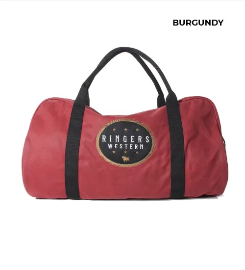 RINGERS WESTERN - DUSTY DUFFLE BAG - BURGUNDY