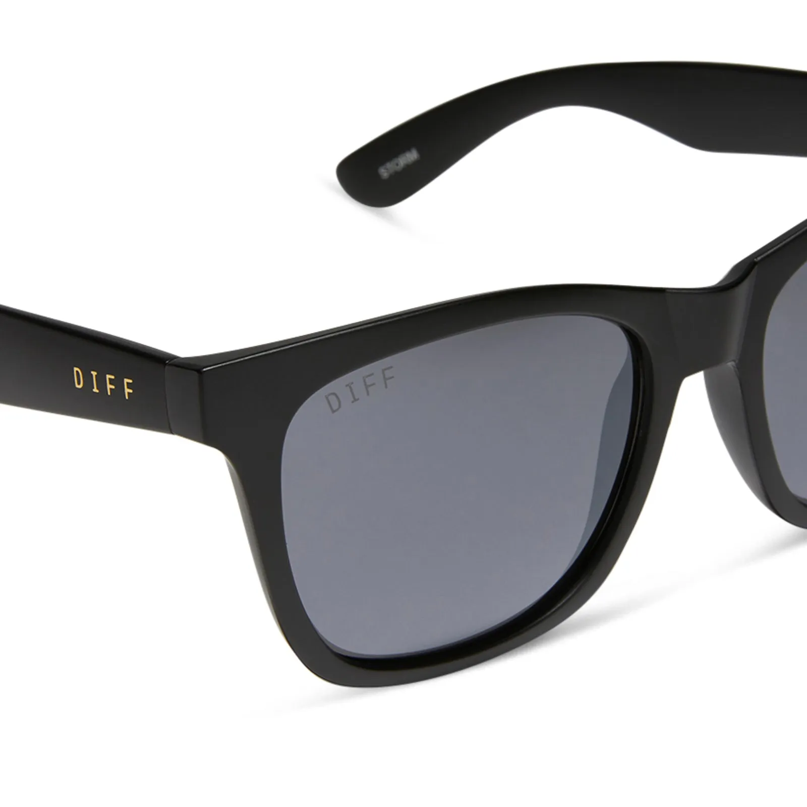 STORM - MATTE BLACK   DARK GREY W/ SILVER FLASH   POLARIZED SUNGLASSES