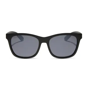 STORM - MATTE BLACK   DARK GREY W/ SILVER FLASH   POLARIZED SUNGLASSES