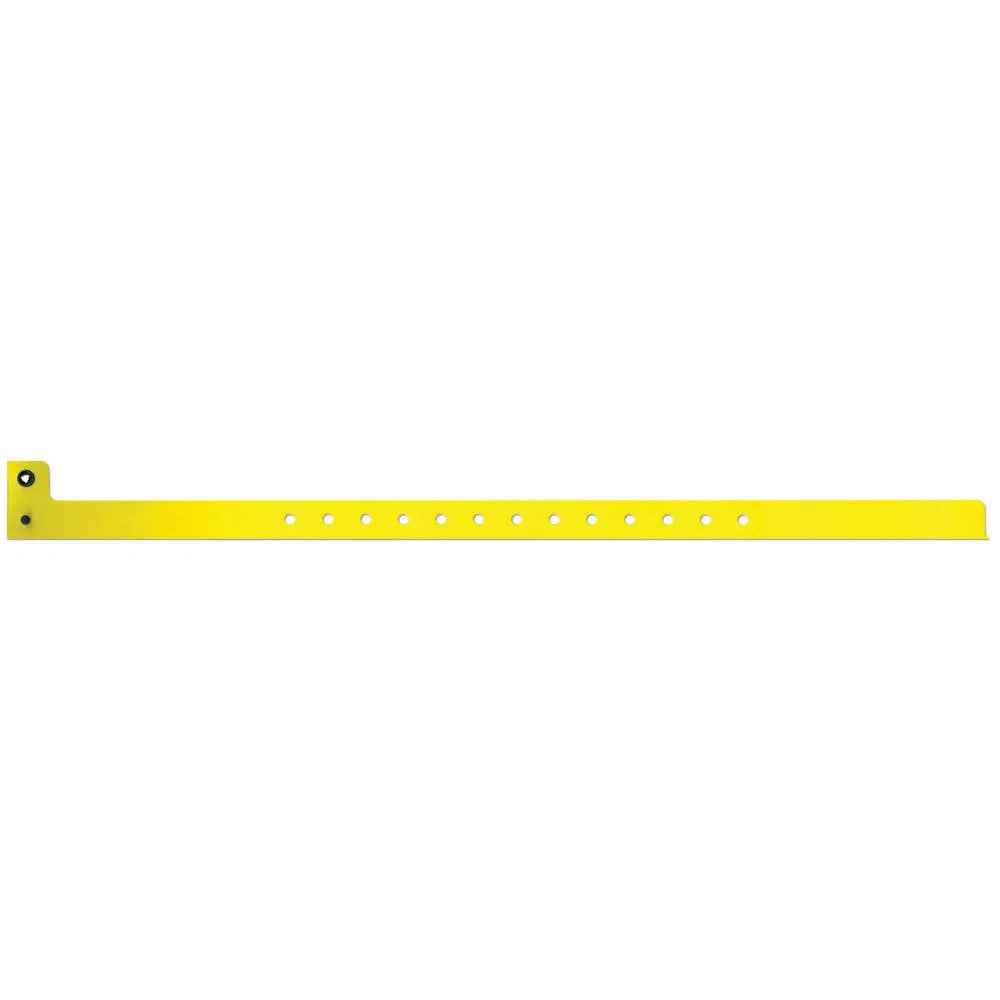 SuperBand® Plastic Wristbands 1/2" 460P Snap Closure (500/Box)