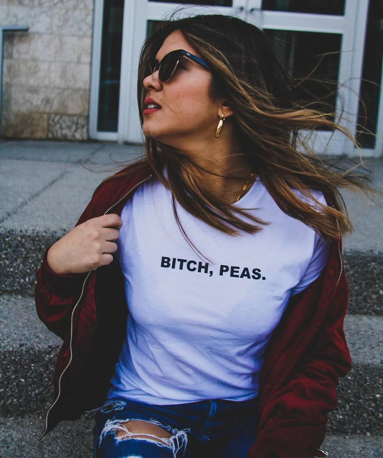 Talk Vegan to Me - B!tch Peas T-Shirt